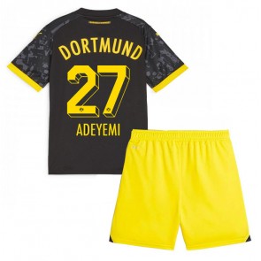 Borussia Dortmund Karim Adeyemi #27 Gostujuci Dres za Dječji 2023-24 Kratak Rukavima (+ kratke hlače)